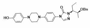 2-((2S,3R)-2-(benzyloxy)pentan-3-yl)-4-(4-(4-(4-hydroxyphenyl)piperazin-1-yl)phenyl)-2H-1,2,4-triazol-3(4H)-one