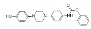 phenyl N-[4-[4-(4-hydroxyphenyl)piperazin-1-yl]phenyl]carbamate