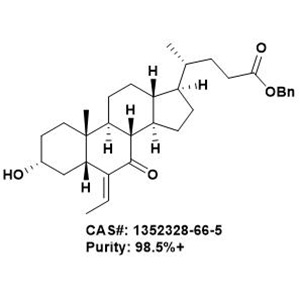 (3alpha,5beta)-6-Ethylidene-3-hydroxy-7-oxo-cholan-24-oic acid phenylmethyl ester