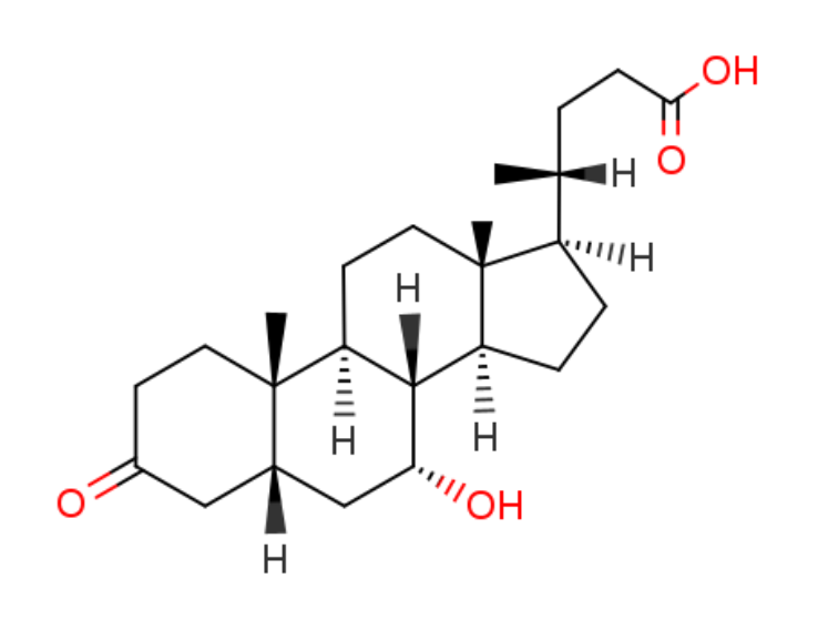 3-Oxo-7α-hydroxy-5β-cholanoic Acid