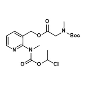 Glycine,N-[(1,1-diMethylethoxy)carbonyl]-N-Methyl-,[2-[[(1-chloroethoxy)carbonyl]MethylaMino]-3-pyridinyl]Methyl ester