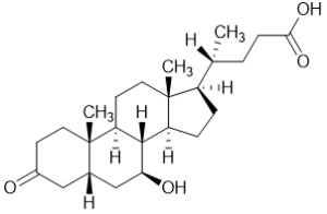 7β-Hydroxy-3-oxo-5b-cholan-24-oic acid