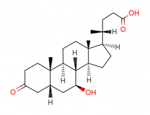 7β-hydroxy-3-oxo-5β-cholan-24-oic acid